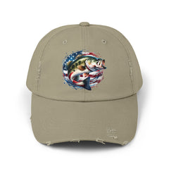 American Bass Distressed Fishing Hat