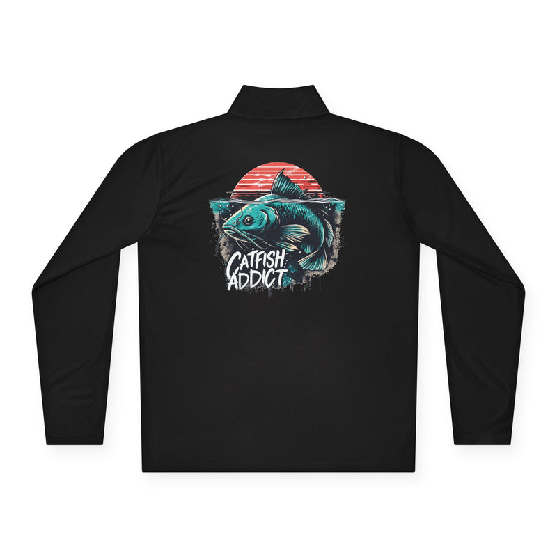 Catfish Addict Quarter-Zip Pullover