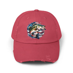 American Bass Distressed Fishing Hat