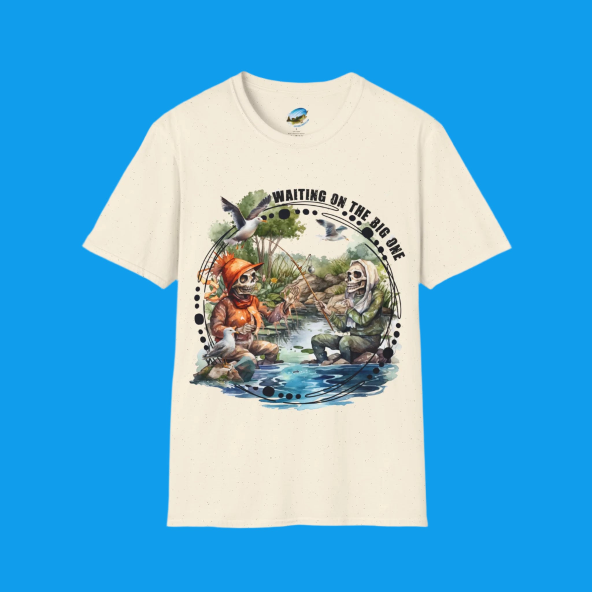 🎣 "WAITING ON THE BIG ONE" – THE ULTIMATE FISHING SHIRT FOR PATIENT ANGLERS ⏳💀