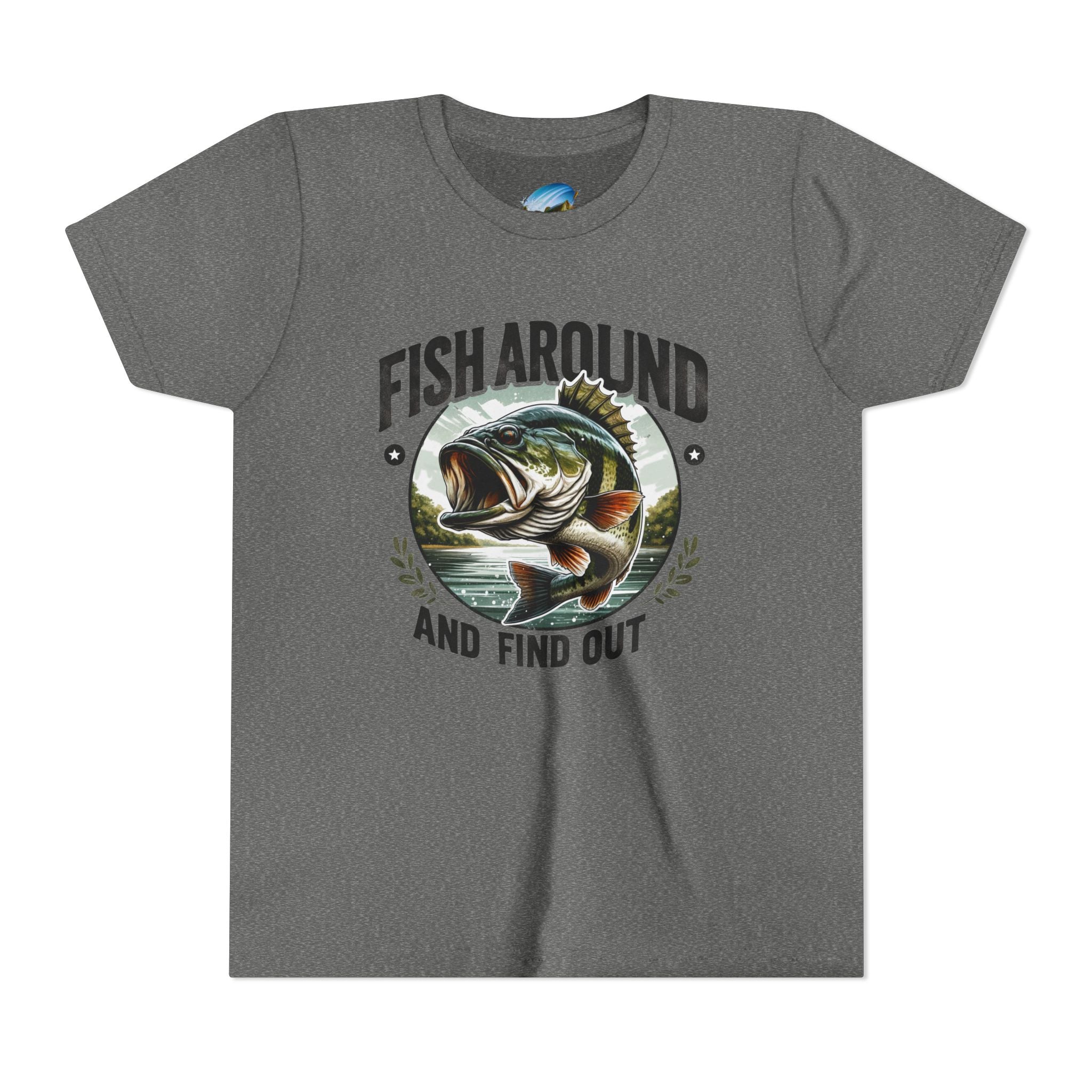 Youth Fishing T-Shirt - "Fish Around and Find Out" Graphic Tee