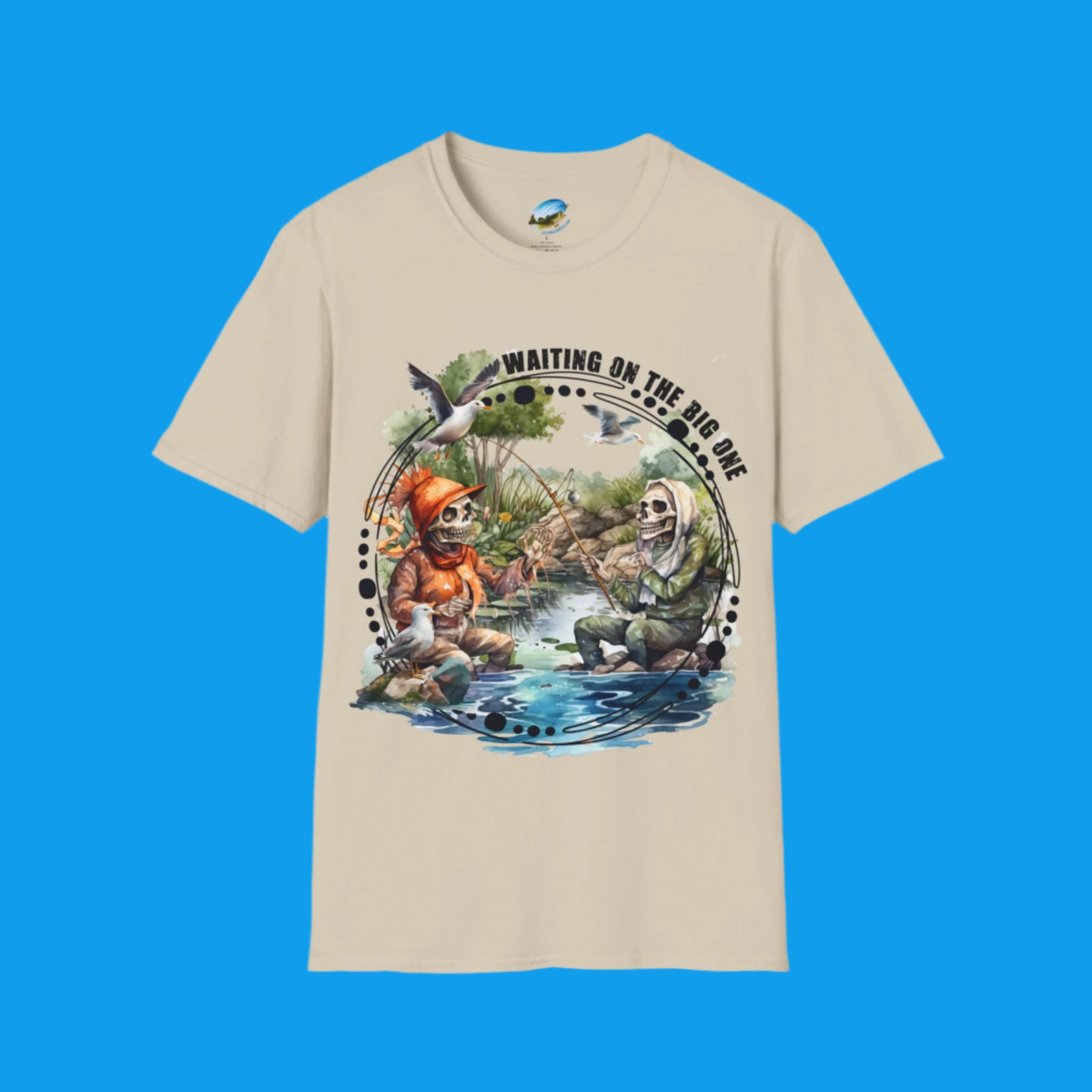 🎣 "WAITING ON THE BIG ONE" – THE ULTIMATE FISHING SHIRT FOR PATIENT ANGLERS ⏳💀