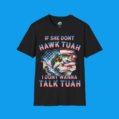 Hawk Tuah Fishing Shirt