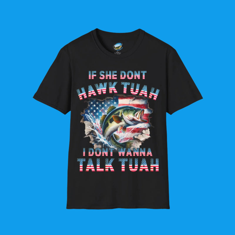 Hawk Tuah Fishing Shirt