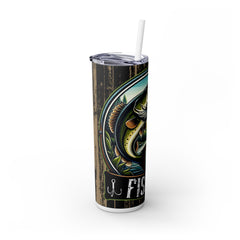 ReelSip 20 oz Skinny Bass Fishing Tumbler
