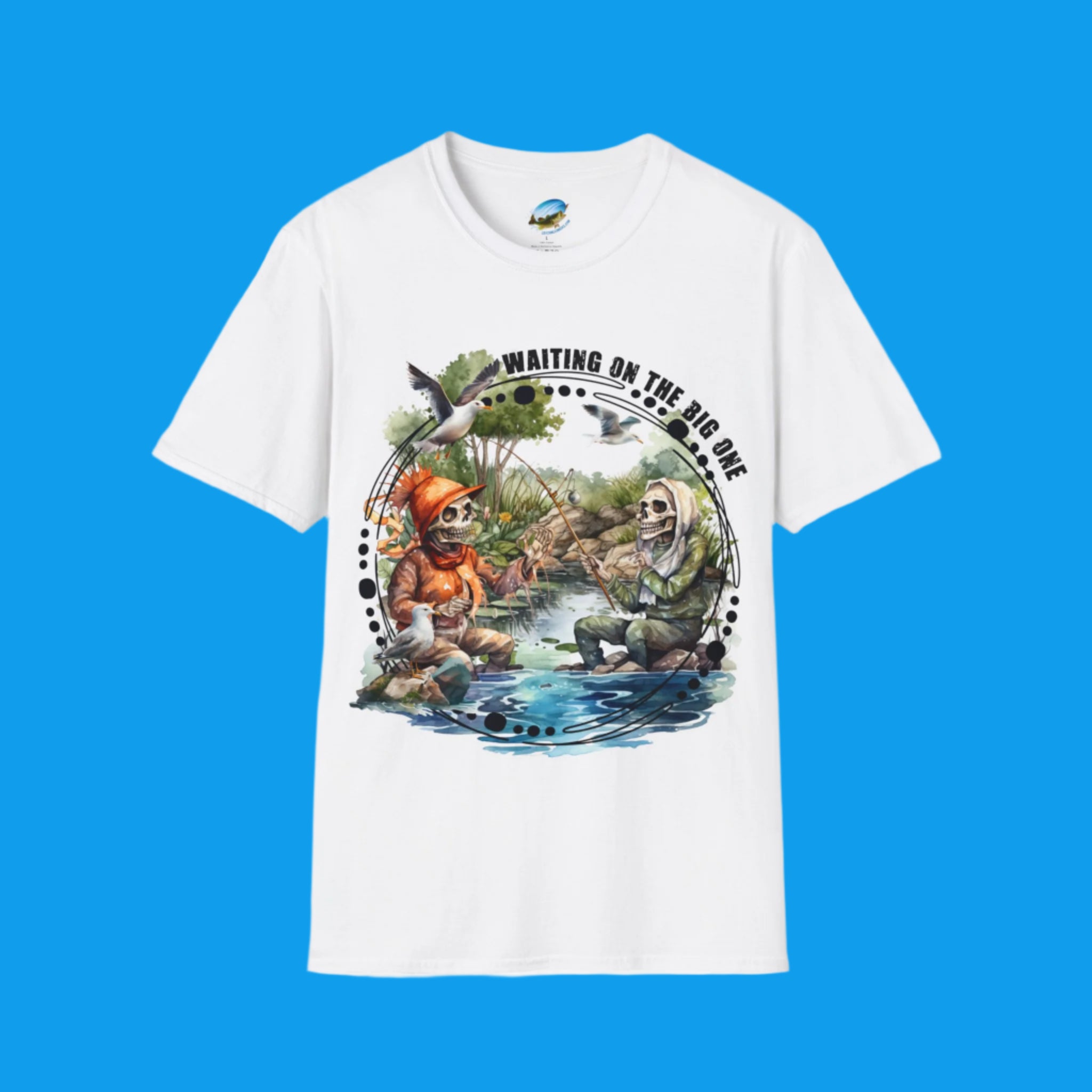 🎣 "WAITING ON THE BIG ONE" – THE ULTIMATE FISHING SHIRT FOR PATIENT ANGLERS ⏳💀