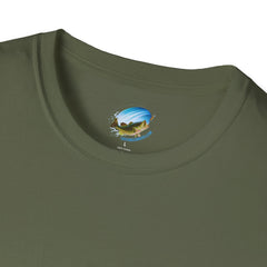 Fishing T-Shirt — "Bait Bills" Rod Graphic Tee