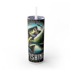 ReelSip 20 oz Skinny Bass Fishing Tumbler