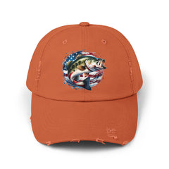 American Bass Distressed Fishing Hat