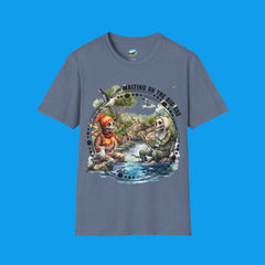 🎣 "WAITING ON THE BIG ONE" – THE ULTIMATE FISHING SHIRT FOR PATIENT ANGLERS ⏳💀