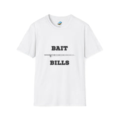 Fishing T-Shirt — "Bait Bills" Rod Graphic Tee