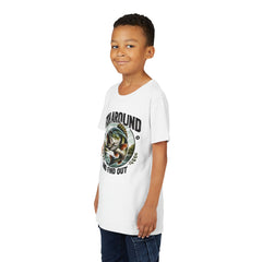 Youth Fishing T-Shirt - "Fish Around and Find Out" Graphic Tee