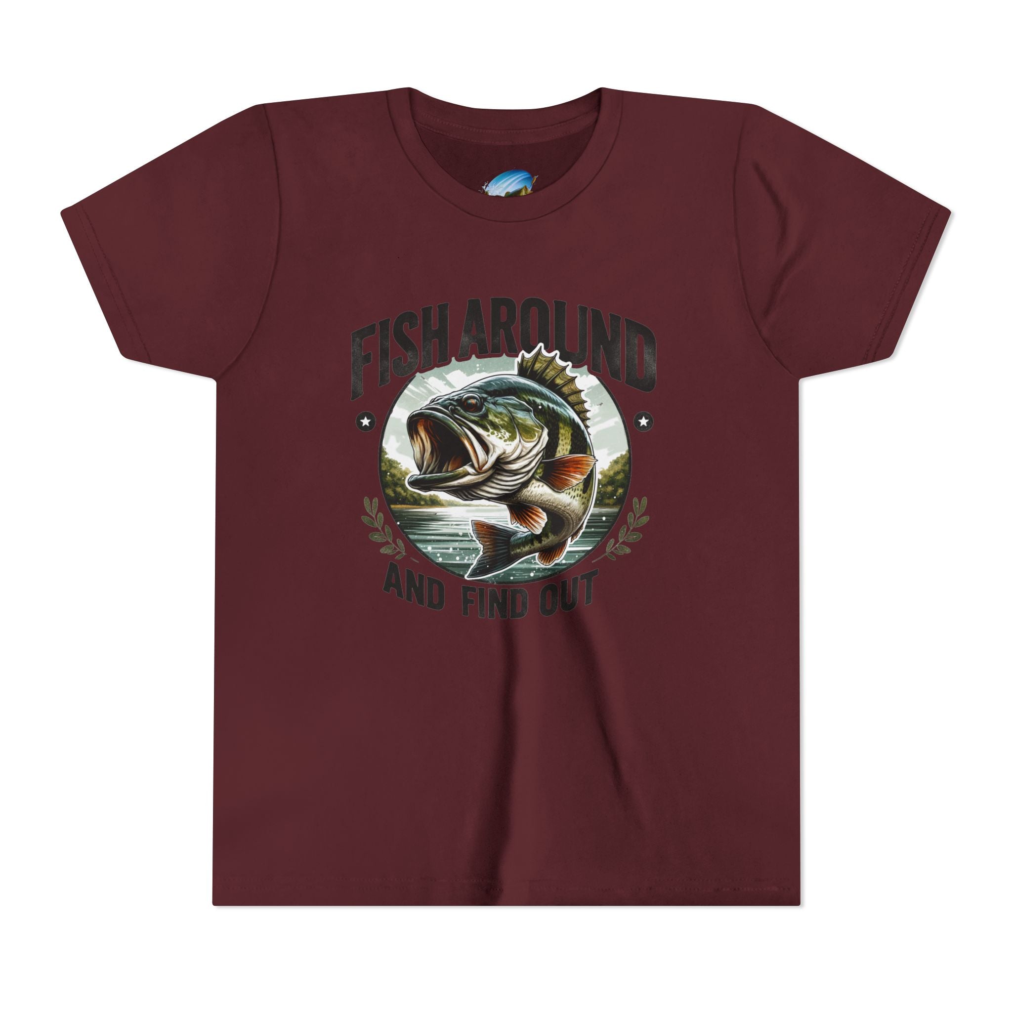 Youth Fishing T-Shirt - "Fish Around and Find Out" Graphic Tee