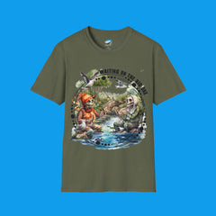 🎣 "WAITING ON THE BIG ONE" – THE ULTIMATE FISHING SHIRT FOR PATIENT ANGLERS ⏳💀