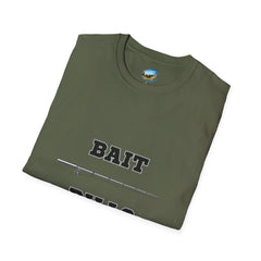 Fishing T-Shirt — "Bait Bills" Rod Graphic Tee