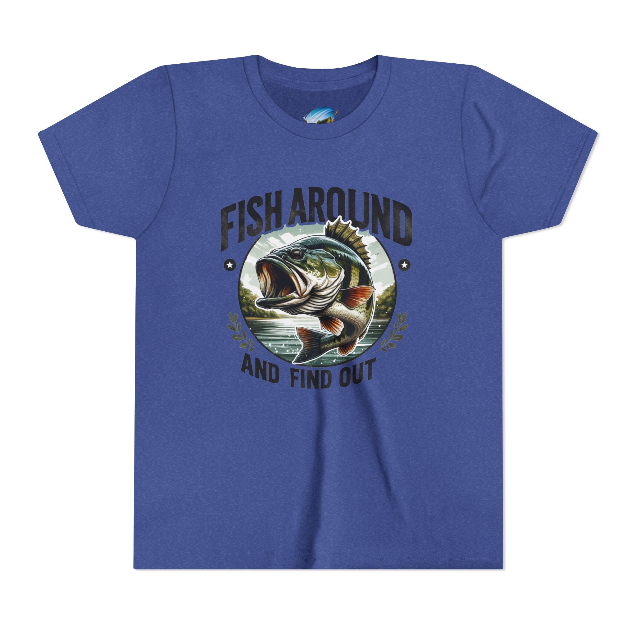 Youth Fishing T-Shirt - "Fish Around and Find Out" Graphic Tee