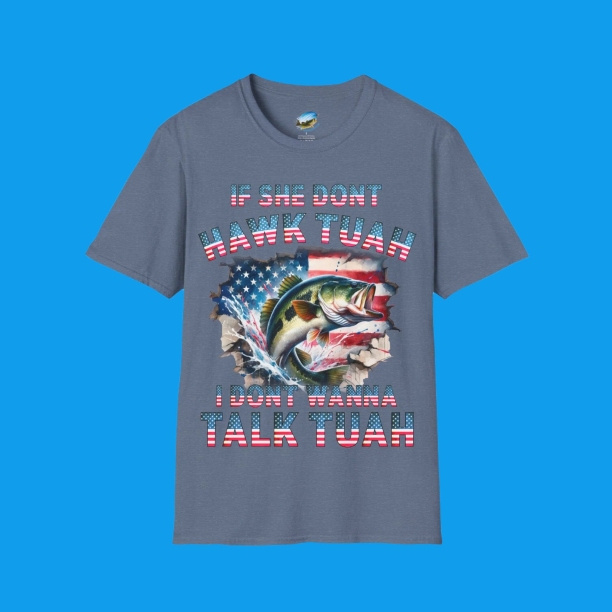 Hawk Tuah Fishing Shirt