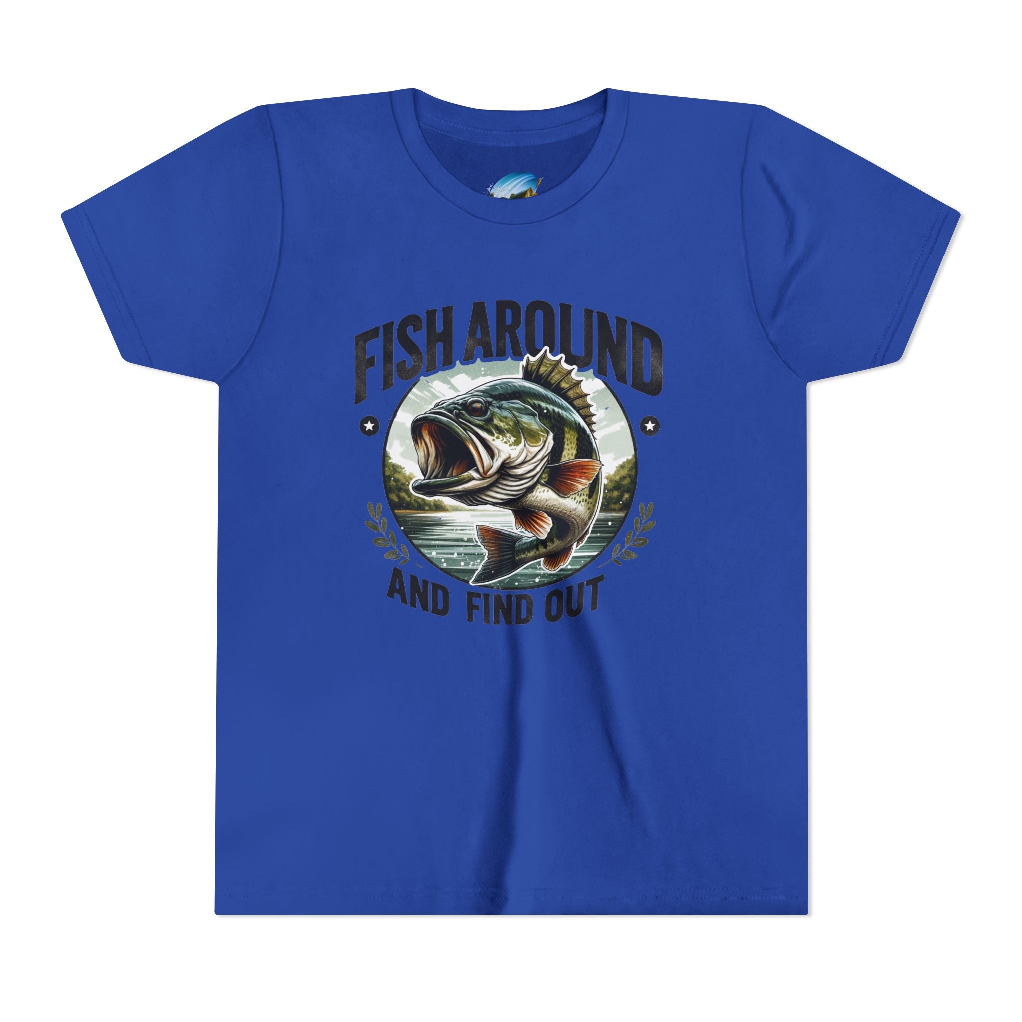 Youth Fishing T-Shirt - "Fish Around and Find Out" Graphic Tee