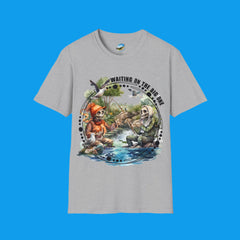 🎣 "WAITING ON THE BIG ONE" – THE ULTIMATE FISHING SHIRT FOR PATIENT ANGLERS ⏳💀