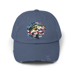 American Bass Distressed Fishing Hat