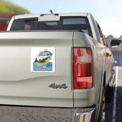 Funny Fishing Car Magnet - 'On Weekends I Hook Up with Big Girls Who Swallow'