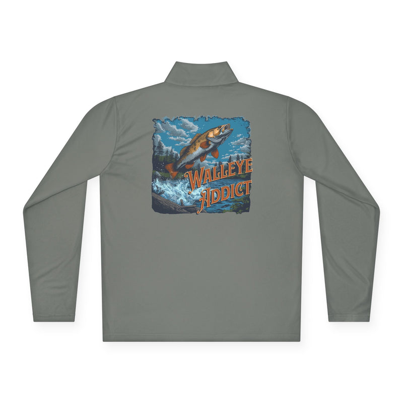 Walleye Addict Quarter-Zip Pullover