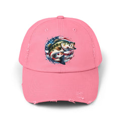 American Bass Distressed Fishing Hat