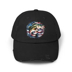 American Bass Distressed Fishing Hat