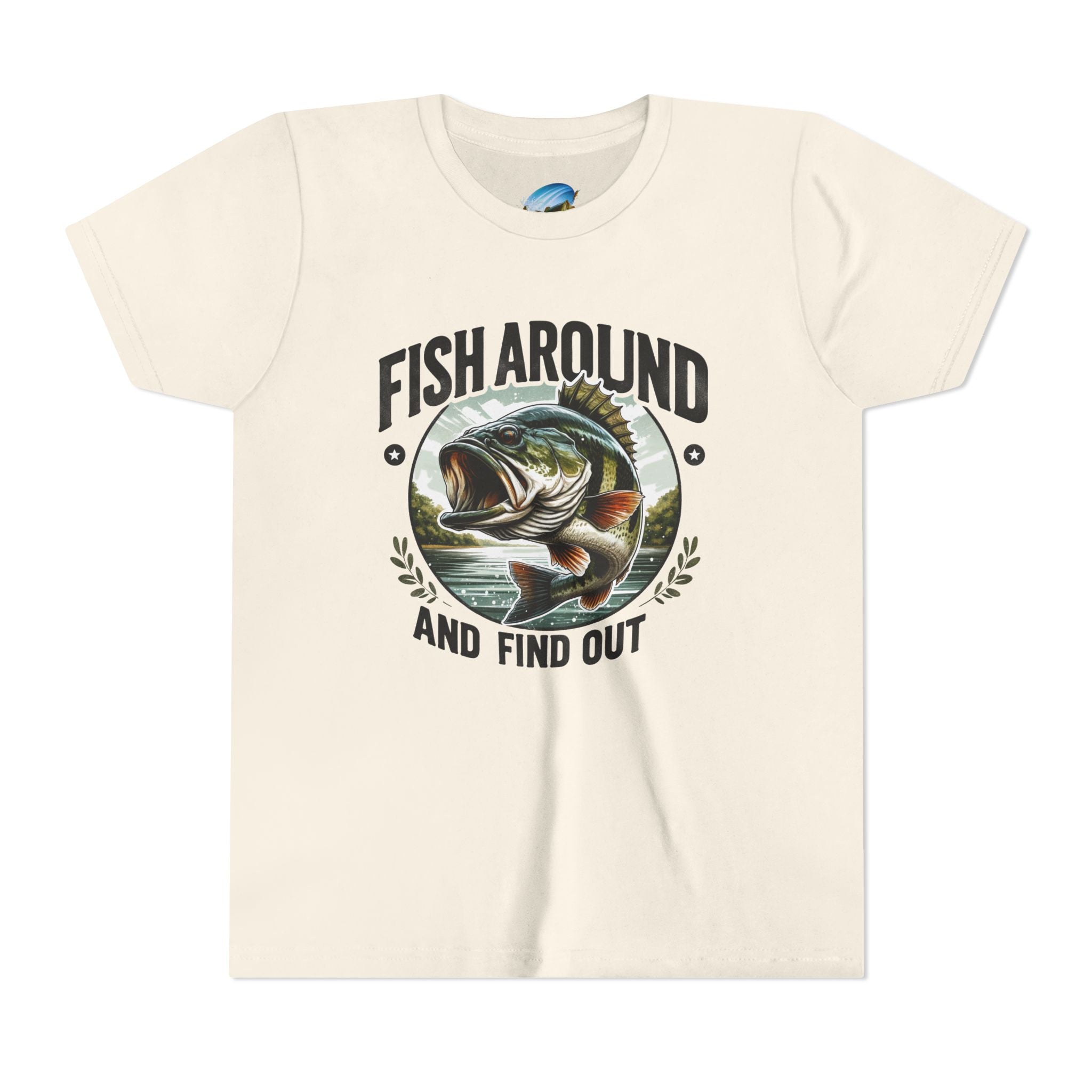 Youth Fishing T-Shirt - "Fish Around and Find Out" Graphic Tee