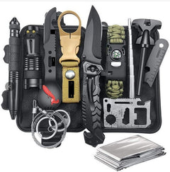 14 in 1 Outdoor Emergency Survival Gear Kit